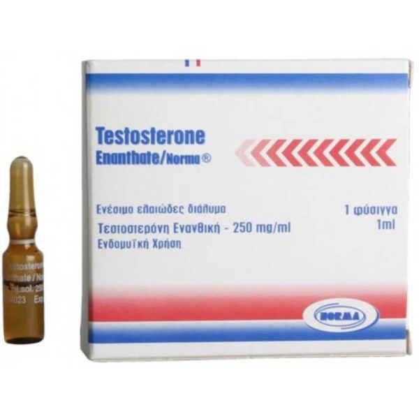 Фото товара Тестостерона энантат Норма Хэллас 1 мл по 250 мг